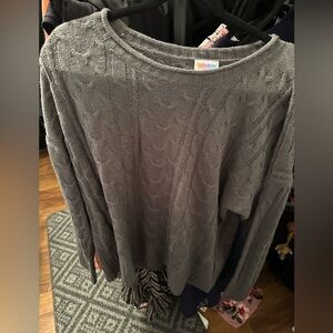 Grey Lularoe Sweater
